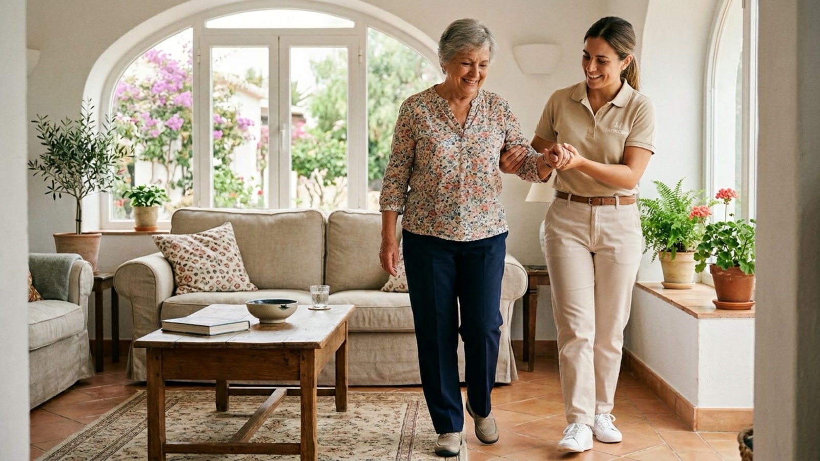 Como prevenir quedas em casa para idosos no Algarve